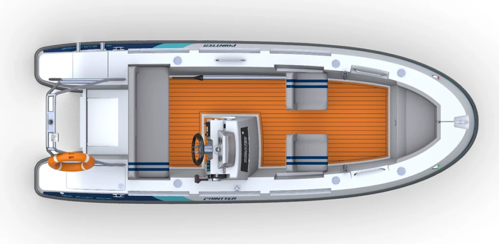 Vista superior da Pointter 155 Easy Ride